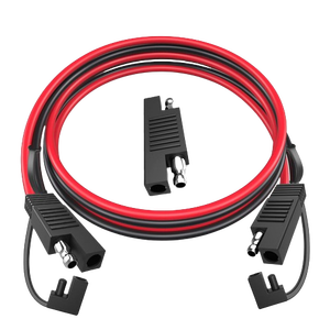 定制 SAE <span class=keywords><strong>2</strong></span>针快速断开连接器 18AWG 线束 带保险丝线束 电源线 - Product Image 3