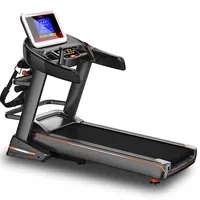 Multi-Function Folding Treadmill with Massager Belt
