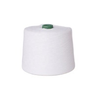 Hilo de Poliéster 100% Blanco de Alta Tenacidad, Antibacteriano y Absorbente de Humedad, Tejido con Anillo, 20/3 40/2 30/1 - Product Image 2