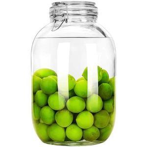 Pot en verre hermétique pour cornichons <span class=keywords><strong>de</strong></span> 500 ml et 750 ml, stockage pratique pour la cuisine et indispensable pour la préparation <span class=keywords><strong>de</strong></span> cornichons <span class=keywords><strong>maison</strong></span> - Product Image 5