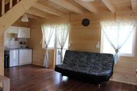 Chalet en bois préfabriqué à deux étages, petite cabane modulaire en bois, maison préfabriquée en bois pour camping, maison d'hôtes