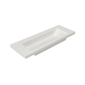 Maydon อ่างล้างจานสี่เหลี่ยมติดผนังสีขาวผิวเรียบหรูอ่างเรซิ่นหินสำหรับใช้ในห้องน้ำเคาน์เตอร์อ่างล้างหน้า - Product Image 6