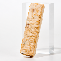 Barre de granola blanche croustillante aux flocons d'avoine et aux noix, collation céréalière, marque privée OEM, petit-déjeuner sain et énergétique, vente en gros