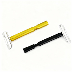 Titanium Alloy Single Blade <strong>Razor</strong> Skin <strong>Razor</strong> Manual Safety <strong>Razor</strong> Reduces Repeated Shaving Shaves Clean In One Pass - Product Image 2