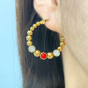 Boucles d'oreilles carrées vintage plaquées or, ambre gris, résine transparente, boucles d'oreilles en acrylique massif, grandes boucles d'oreilles pour femmes - Product Image 5