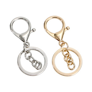 Juego de llaveros con cierre de langosta, 3 piezas, anillo de cadena de metal para hacer pulseras, accesorios de joyería - Product Image 5