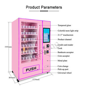 24/7 Hoạt Động Màn Hình Cảm Ứng Máy Bán Hàng Tự Động Báo Chí Trên Móng Tay Máy Bán Hàng Tự Động Trang Điểm Máy Bán Hàng Tự Động Cho Móng Tay Nghệ Thuật - Product Image 5