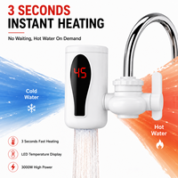 Robinet d'eau chaude instantanée portable sans installation 220V/110V à chauffage rapide pour la maison et le camping-car