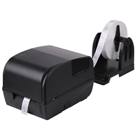 Printer Desktop Warna Putih 4 Inci 118mm Gulungan Kertas Label Kode Batang Usps Printer Transfer Termal