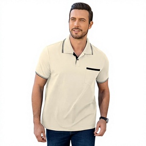 Camiseta Polo Clásica de Algodón, Estilo Casual de Lujo, Camiseta Polo Moderna Esencial de Alto Rendimiento - Product Image 1
