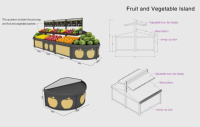 Gratis Design Supermarkt Rekken Hout Fruit En Groente Plank Standaard Rek Voor Supermarkt