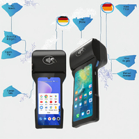 Système de point de vente mobile tout-en-un H10, appareil portable Android, 4G LTE, WiFi, Bluetooth, USB et imprimante haute vitesse