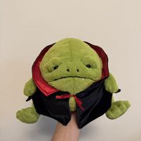 Jelly Cat Nouvelle Figurine Décorative en Peluche pour Bureau : Le Vampire Ricky Rain Frog d'Halloween