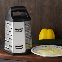 Râpe à légumes multifonction en acier inoxydable personnalisée pour la maison, trancheuse et éplucheuse, pour pommes de terre et radis, 8 pouces, 6 faces