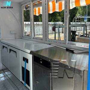 Remolque de concesión de panadería comercial Mobile Hot Dog Pizza Snack Food Truck con cocina completa Certificado CE/DOT 1 año de garantía - Product Image 5