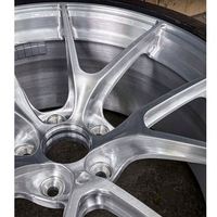 Jantes en alliage d'aluminium forgé chromées 17/18/19/20/21 pouces 5x120 5x114.3 5x112 4x100 argent brossé pour M3/M4 Audi VR5RS
