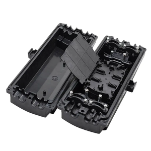 HJ-Sợi HJ-JTH-<span class=keywords><strong>12</strong></span> <span class=keywords><strong>12</strong></span>-<span class=keywords><strong>Core</strong></span> 24-<span class=keywords><strong>Core</strong></span> Không Thấm Nước Ngoài Trời FTTH Sợi Quang Splice Hộp 2-Trong 2-out Ngang Thiết Bị Sợi Quang - Product Image 1