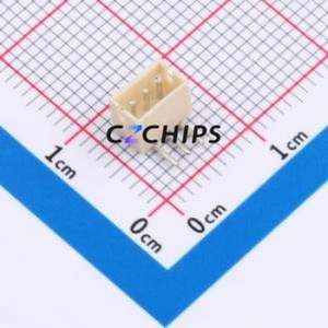 HCZZ0002-3 Wire-to-Board Pin Header Bent Lead Through Hole,P=1.5mm Connector 1x3P 1.5mm Right Angle Insert ZH - Product Image 1