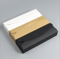 Longue boîte de papier au chocolat truffe auto-popup une pièce boîte à biscuits fraise bonbons collations boîte d'emballage pour traiter la faveur de fête