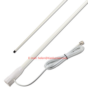 Banda marina Antenna VHF 156-163MH in fibra di vetro 3 <span class=keywords><strong>DBi</strong></span> per barca Radio
