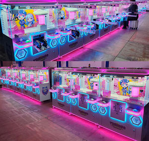 Máquina de Brindes de Arcade Operada por Moeda 2026, Sistema de Leitor de Cartão, Mini Máquina de Garras Dupla, Combo de Máquina de Clipe em Metal e Plástico - Product Image 2