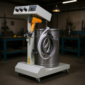 Machine de peinture en poudre Vevor 50L 40W avec pistolet de pulvérisation pour équipement de revêtement métallique - Product Image 2