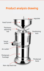 In acciaio inox burro di arachidi che fa la macchina/tahini sesame maker/sesamo macchina per la frantumazione - Product Image 3