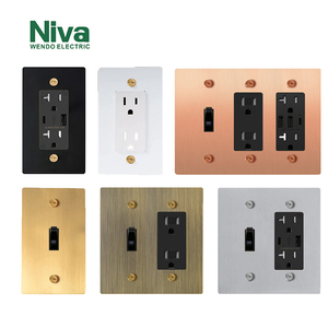 Interruptores <span class=keywords><strong>de</strong></span> palanca personalizados <span class=keywords><strong>de</strong></span> lujo estándar <span class=keywords><strong>de</strong></span> EE. UU. Latón Multifunción Panel <span class=keywords><strong>de</strong></span> metal Enchufe <span class=keywords><strong>de</strong></span> latón - Product Image 5