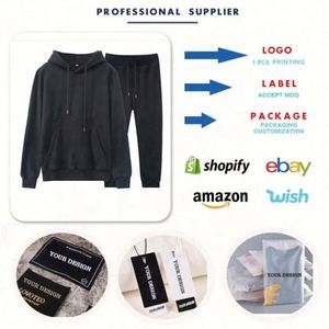 Conjuntos Deportivos <span class=keywords><strong>de</strong></span> Invierno <span class=keywords><strong>de</strong></span> Fábrica, Talla Grande Americana, Spandex/Algodón, Estampado Personalizado, Estilo Deportivo, Forro Polar, Impermeables - Product Image 4