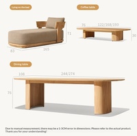 Grenzüberschreitendes Maßgefertigtes Outdoor-Sofa Hof- und Balkonmöbel Nordisches Design Wasserfestes Korrosionsbeständiges Garten-Set