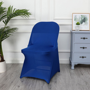 Funda Elástica <span class=keywords><strong>para</strong></span> Silla <span class=keywords><strong>de</strong></span> Color Sólido, Cubierta Tejida <span class=keywords><strong>para</strong></span> Silla Plegable, Asiento Elástico, Lavable, Banquete, Evento, Boda, Uso en Hotel - Product Image 3