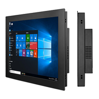 Panel PC Industrial de 15,6 pulgadas, 8GB RAM, 128GB/256GB SSD Intel N97 Monitor de pantalla táctil, computadora Industrial