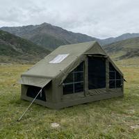 Carpa Inflable de Algodón Personalizada para Acampar en Verano, de Una Habitación, Impermeable, Apertura Automática Rápida, Protección UV, para 1-2 Personas, Gran Venta