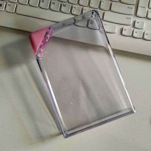 Trendy Square Triangular Lid Cup With Colorful Patterned Transparent <b>Plastic</b> <b>Drinkware</b>, Food-Safe Anti-Corrosion Coated Cup - Product Image 2