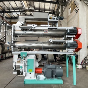Rongda 3-5T/H Steel Ring Die Pelletizer Machine New CE-Certified Animal Feed Pellet Machine Poultry Gear Manufacturers <strong>Plants</strong> - Product Image 2