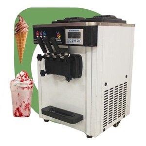 Machine à glaces <span class=keywords><strong>italienne</strong></span> à 3 mains pour faire des glaces molles, des cornettos, nouvelle machine à glaces pour les petites entreprises - Product Image 1