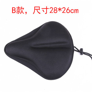 Housse de selle de vélo en silicone épaisse et large avec sangles, confortable pour vélos électriques de montagne, unisexe, adultes - Product Image 3