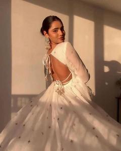 ปาร์ตี้นักออกแบบใหม่สวมชุดแฟนซีดิจิตอลเรียบง่าย 3 ชิ้นสวยงามพร้อมชุดเดรสผ้าพรีเมี่ยมคุณภาพสูง Dupatta - Product Image 6