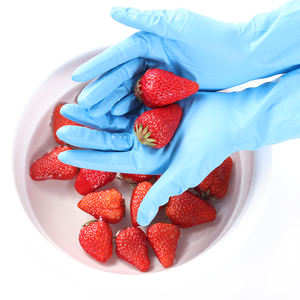 Guantes <span class=keywords><strong>de</strong></span> Nitrilo para <span class=keywords><strong>Examen</strong></span> Médico, 12 Pulgadas, 7.0g, Alta Resistencia, Ajuste Manual, 5 Milésimas <span class=keywords><strong>de</strong></span> Espesor, Sin Látex, Sin Polvo, Azules, Hipoalergénicos, Certificación CE - Product Image 3