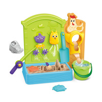 Jeu de pêche à l'eau et au sable 2 en 1 avec seau Jeu de pêche d'été en plein air pour enfants