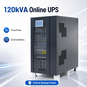 เครื่องสำรองไฟฟ้าออนไลน์ 120kVA แบบสามเฟส พร้อมแบตเตอรี่ภายนอก สำหรับอุตสาหกรรมการแพทย์ ศูนย์ข้อมูล และระบบโหลดสำคัญ - Product Image 1