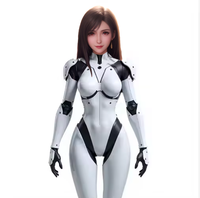 Robot d'interaction vocale féminin IA pour ordinateur de bureau, utilisé comme dispositif d'accompagnement émotionnel IA pour les assistants domestiques intelligents
