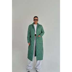 Chaqueta Acolchada Verde para Mujer, Abrigos Elegantes - Product Image 2