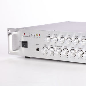 مكبر صوت منزلي عالي الجودة JBHKJ PA-5150USBD بقوة 150 واط، جهاز استقبال صوتي بـ 6 مناطق، مكبر صوت من سبائك الألومنيوم - Product Image 1