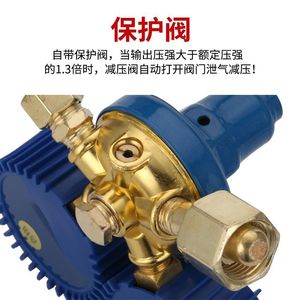 Régulateur de CO2 à double tête YQY-08, jauge à diaphragme à filetage interne de 8 mm pour machine à distribuer de la bière, fabriqué en Chine - Product Image 5
