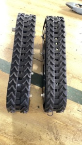 Rubber <strong>Track</strong> <strong>System</strong> Tracked Assembly for Wheelchair and Robot - Product Image 5