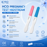 Test de grossesse rapide certifié CE, résultats en ligne, kits de test de grossesse jetables à usage domestique en une seule étape