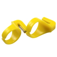 5 pièces artisanat bricolage outil doigt couteau anneau en plastique Portable coupe-fil couture dé à coudre accessoires de couture