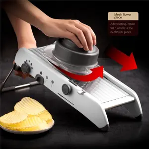 Đa chức năng thép không gỉ nhà bếp hành tây Slicer Hướng dẫn sử dụng xử lý thực phẩm hướng dẫn sử dụng rau Slicer