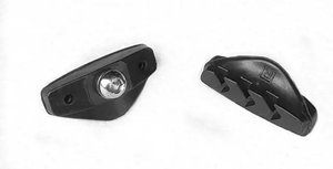 Patins de frein en V pour vélo, 1 paire de patins de frein en caoutchouc, silencieux, accessoires de vélo, plaquettes de frein arrière - Product Image 5